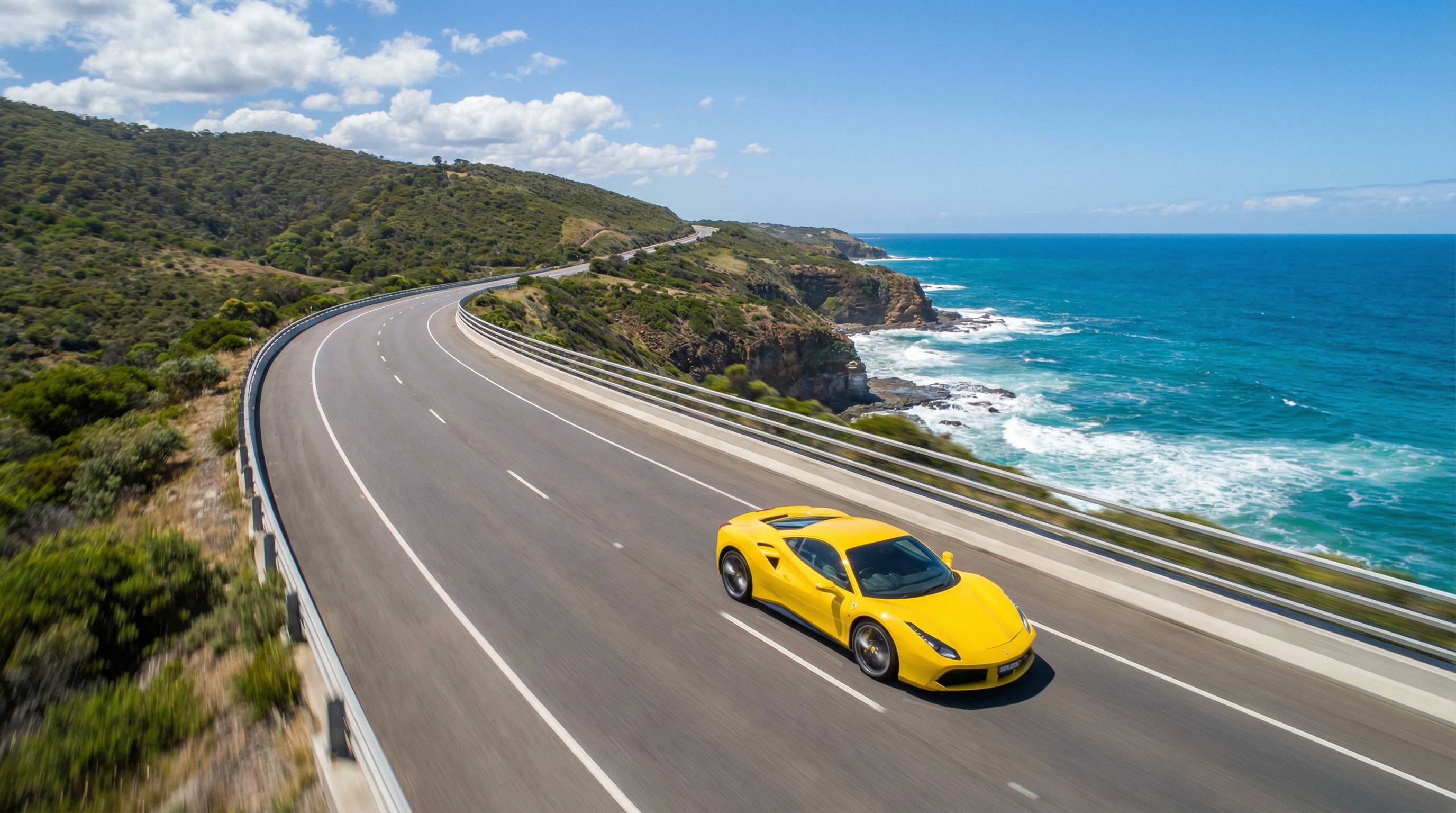 草莓视频超跑海岸公路测评视频